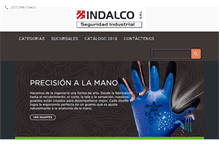 Tablet Screenshot of indalco.com.py